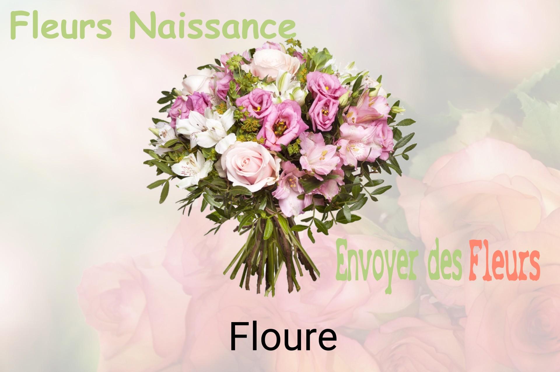 Bouquet de fleurs de naissance livré à Floure